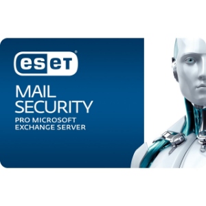 Obrázek ESET Mail Security pro Microsoft Exchange Server, licence pro nového uživatele ve školství, počet licencí 45, platnost 2 roky