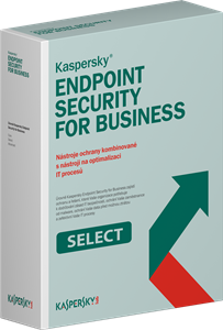Obrázek Kaspersky Endpoint Security for Business SELECT, licence pro nového uživatele, počet licencí 15, platnost 1 rok
