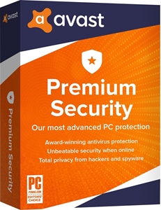 Obrázek Avast Premium Security 2021, licence pro nového uživatele, platnost 2 roky, počet licencí 1